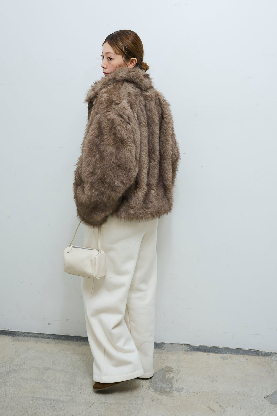 [予約/SET]ミックスファージップブルゾン+フロントホールニット(2set)