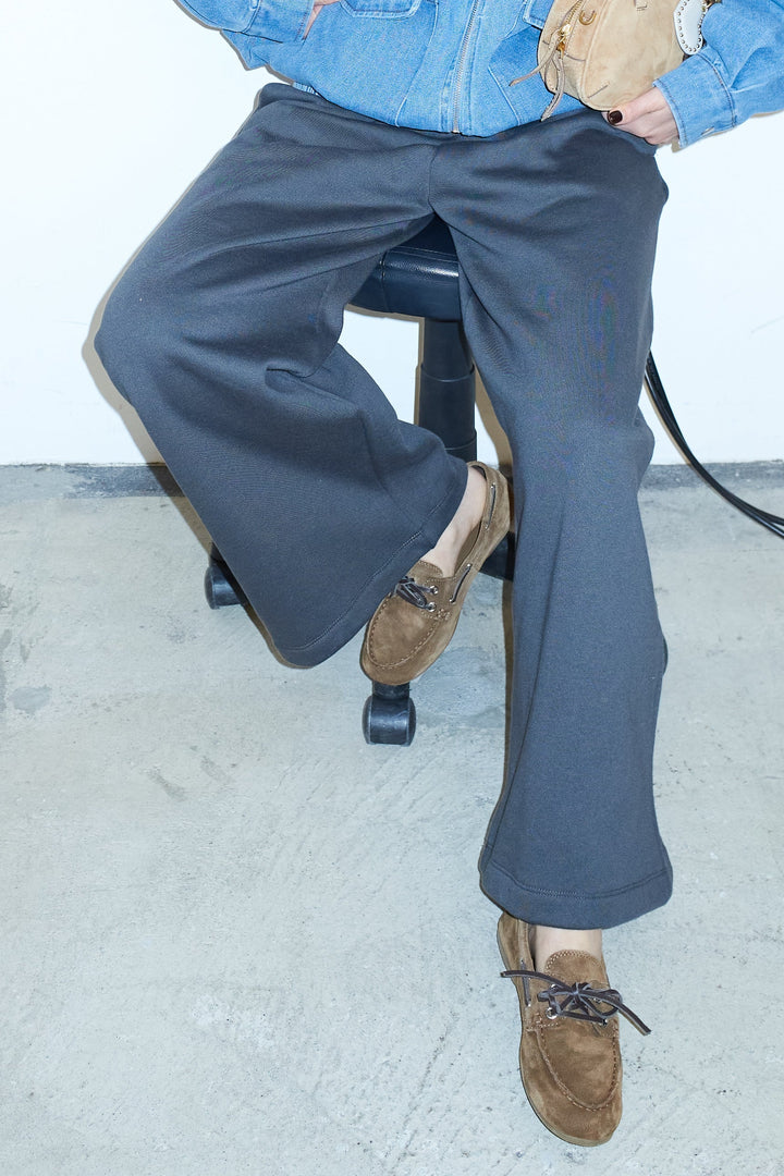 [予約]裏起毛スウェットワイドパンツ