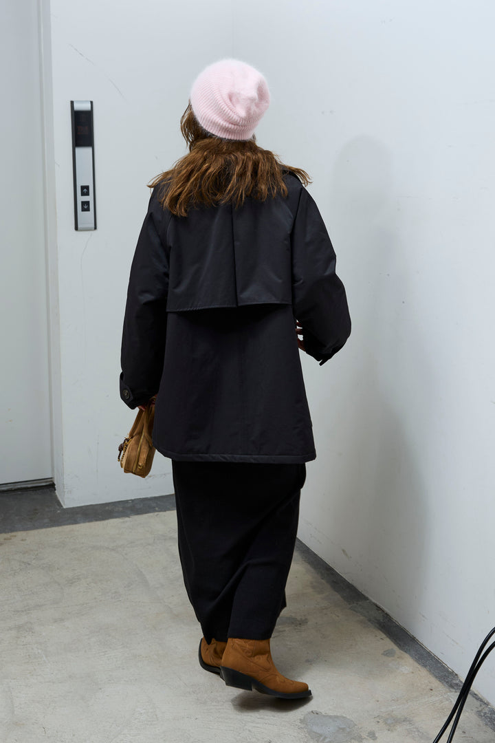 [予約/SET]キルトライニングAライントレンチ+ヘンリーリブワンピース(2set)