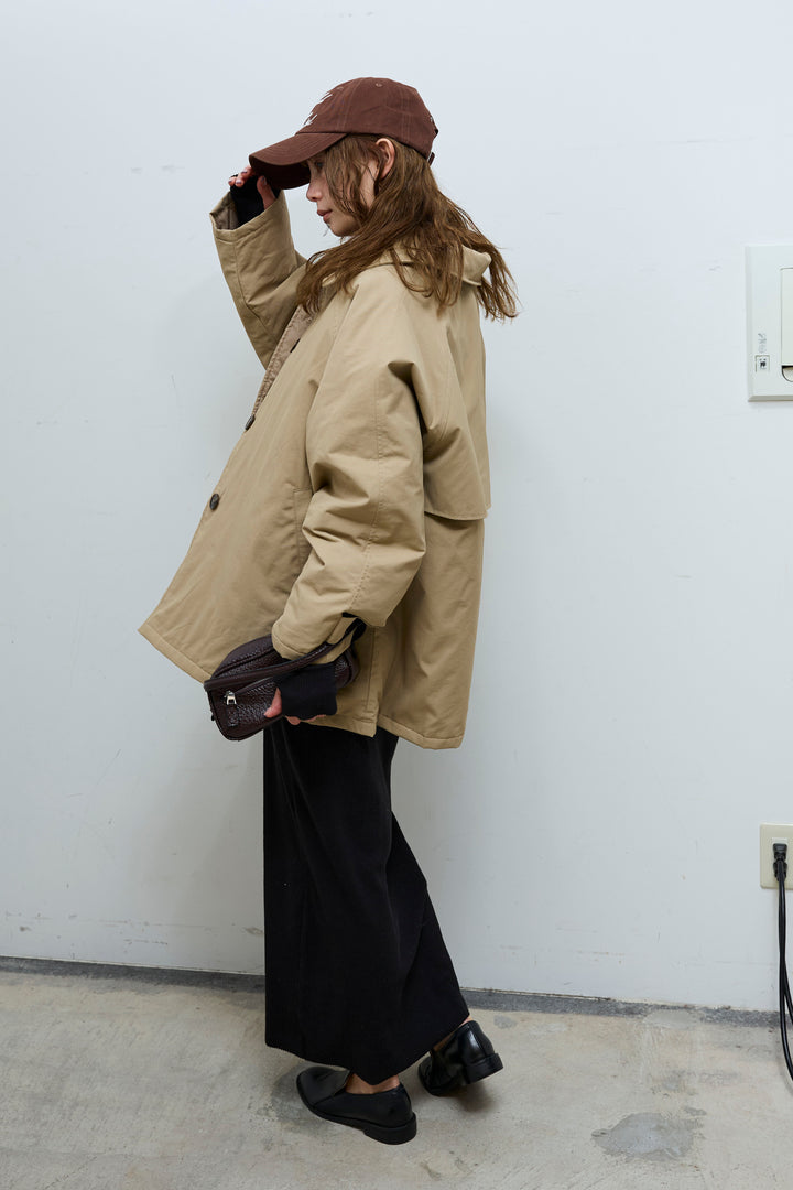 [予約/SET]キルトライニングAライントレンチ+ヘンリーリブワンピース(2set)