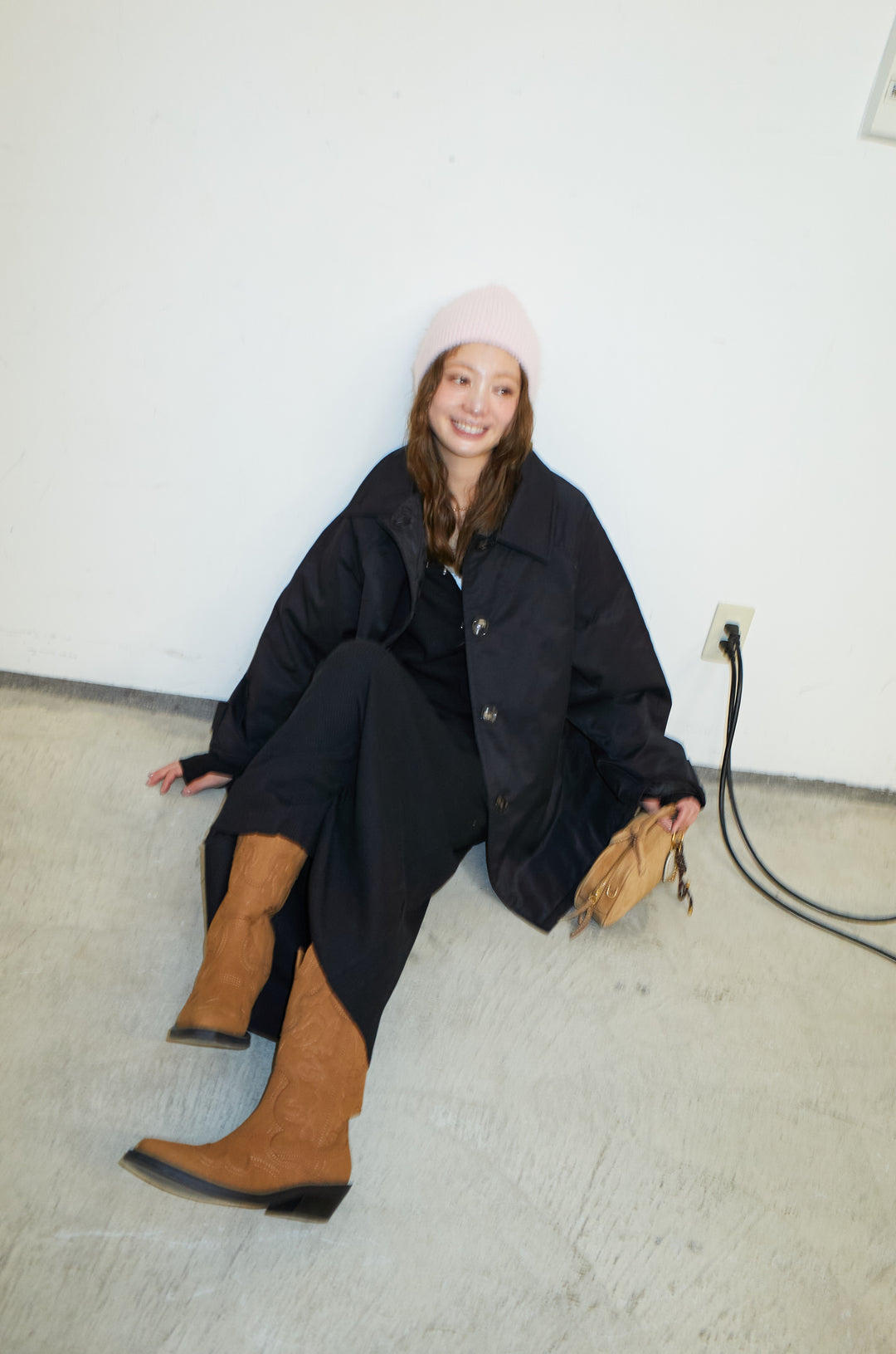 [予約/SET]キルトライニングAライントレンチ+ヘンリーリブワンピース(2set)