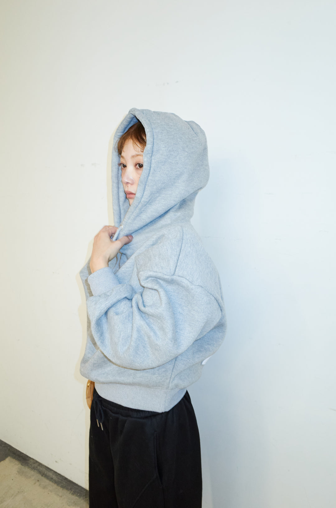 [予約/SET]バックラベルコンパクトフーディ+裏起毛立体カーブパンツ(2set)