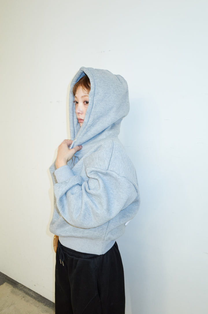 [予約/SET]バックラベルコンパクトフーディ+裏起毛立体カーブパンツ(2set)