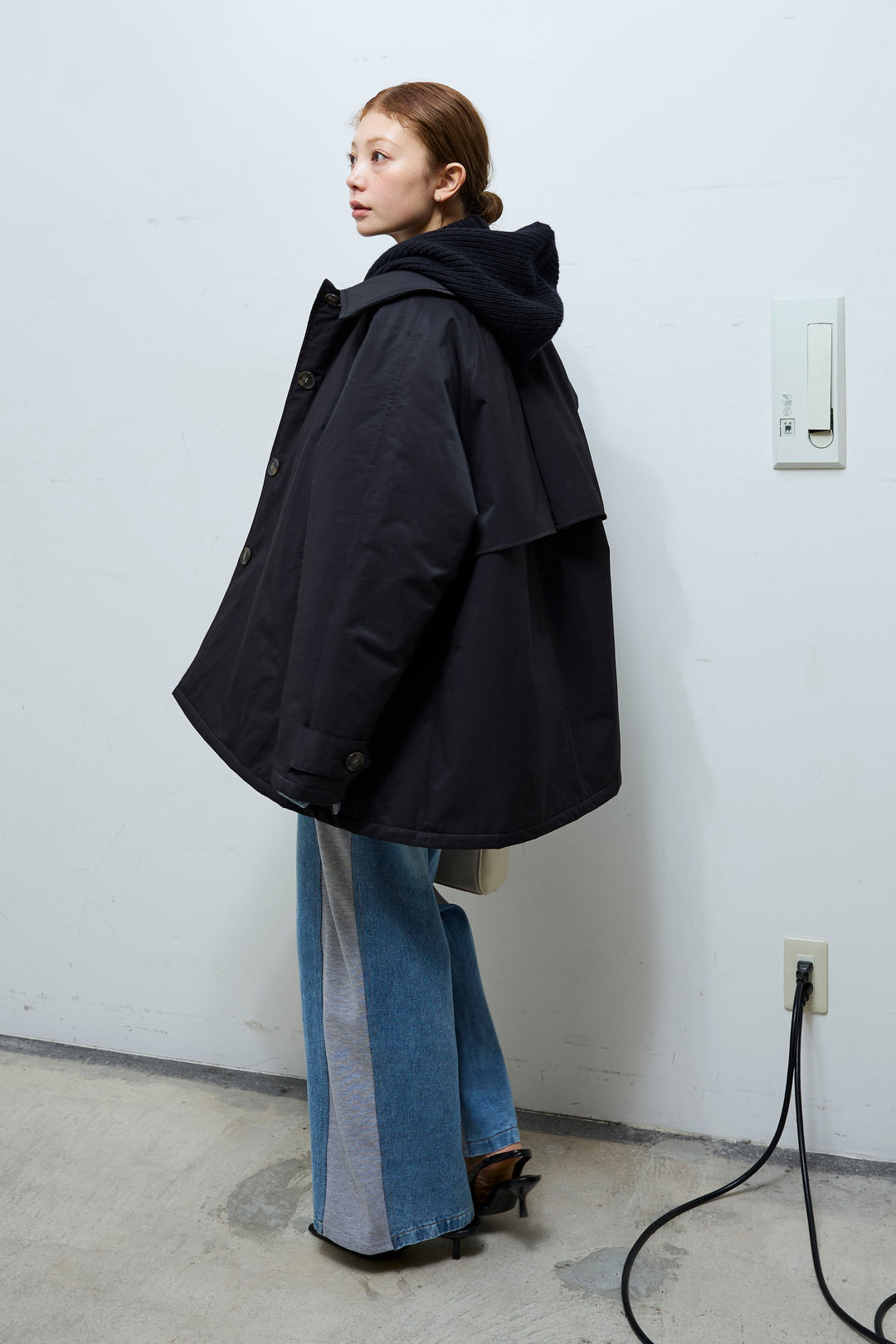 [予約/SET]キルトライニングAライントレンチ+アルパカタッチフライトニットキャップ(2set)