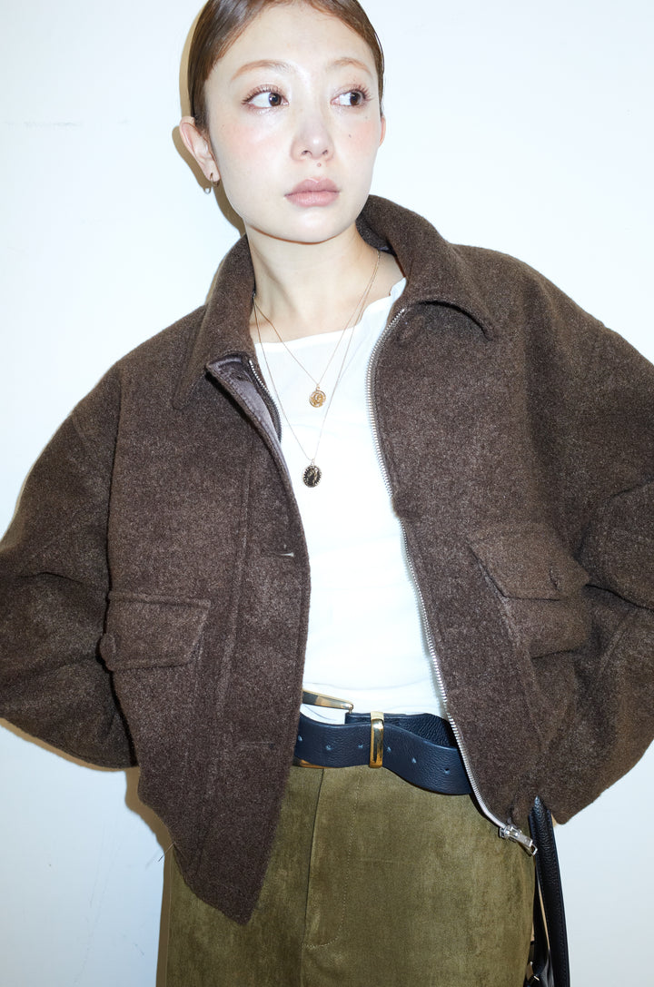 [予約]ソフトシャギー ブルゾン