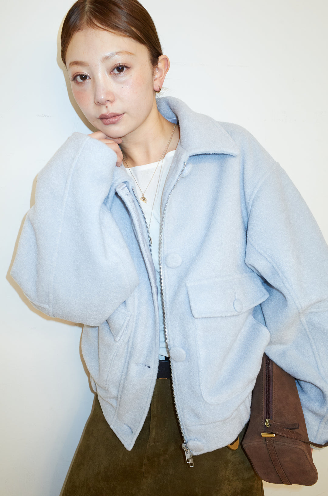 [予約]ソフトシャギー ブルゾン