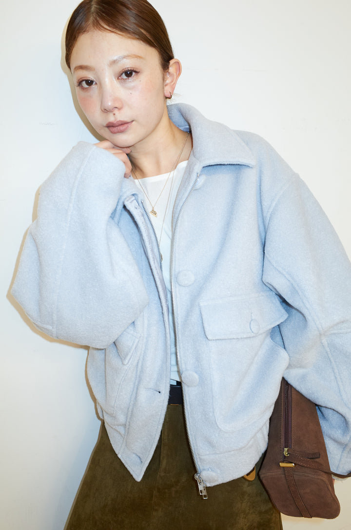[予約]ソフトシャギー ブルゾン