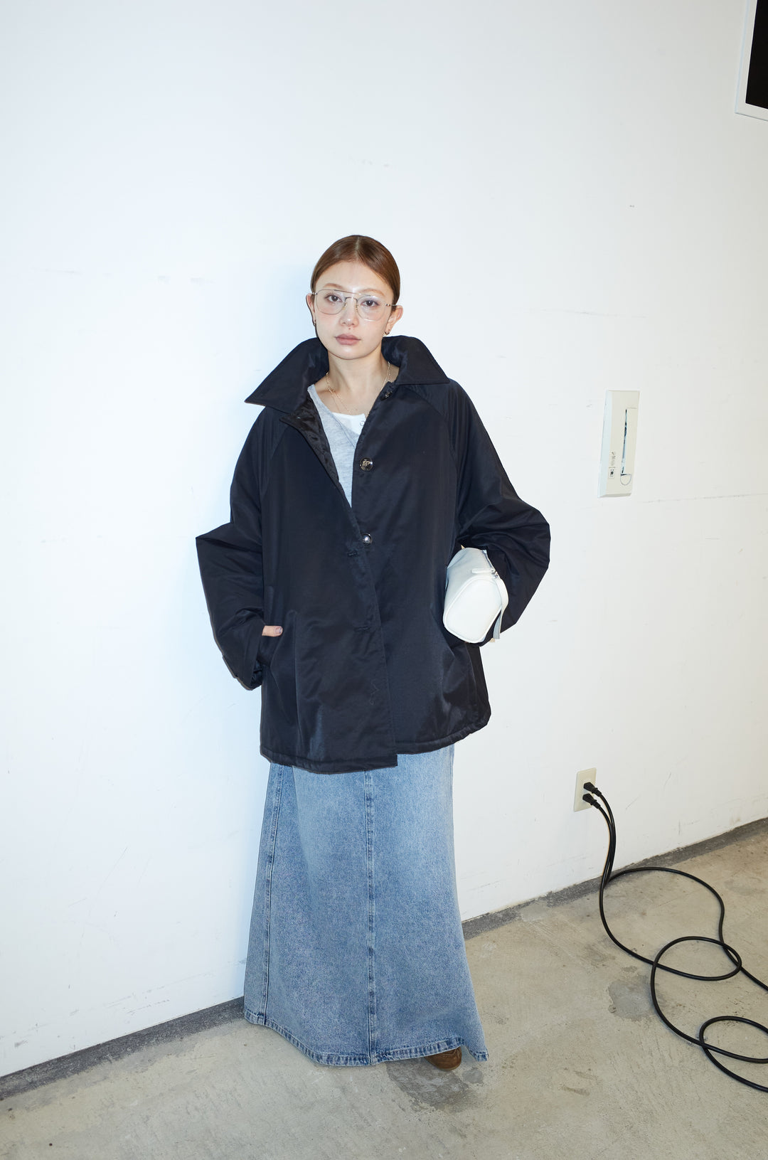 [予約/SET]キルトライニングAライントレンチ+オーセンティックデニムSK(2set)