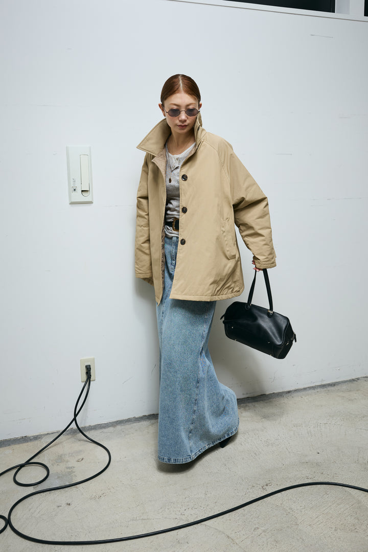 [予約/SET]キルトライニングAライントレンチ+オーセンティックデニムSK(2set)