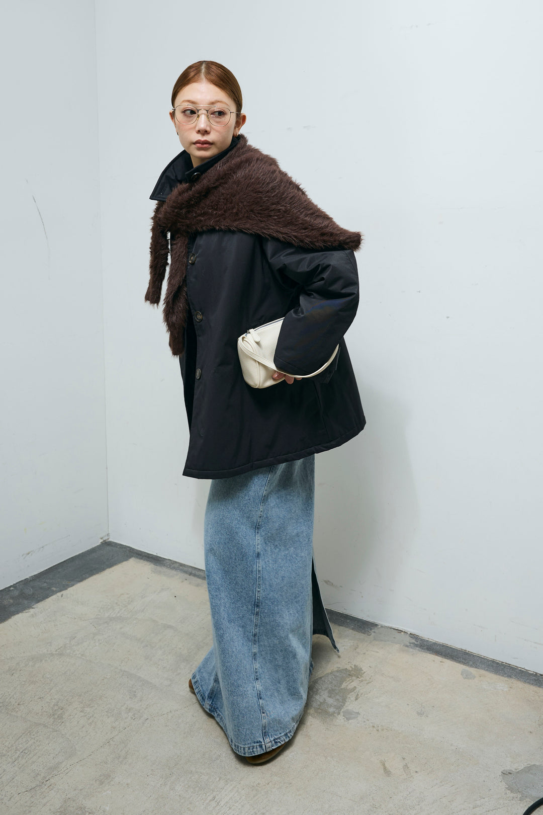 [予約/SET]キルトライニングAライントレンチ+オーセンティックデニムSK(2set)