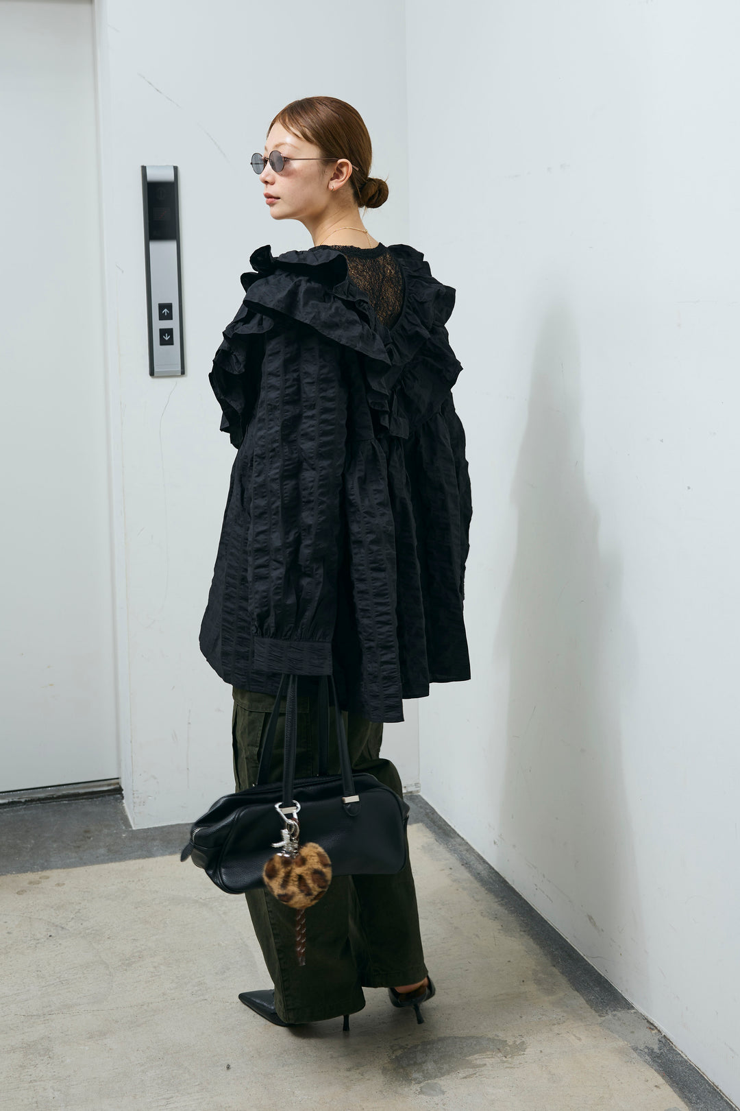 [予約/SET]ビッグフリル2wayフレアPO+シアーレーストップス+ピグメントツイルカーゴパンツ(3set)