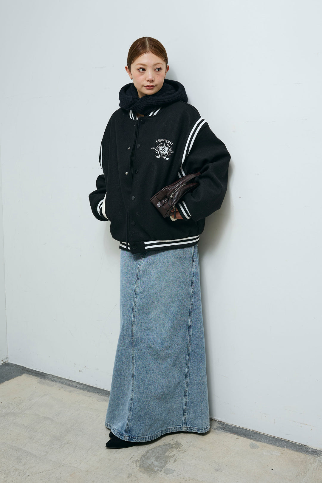 [予約/SET]ヴァーシティブルゾン+オーセンティックデニムSK(2set)