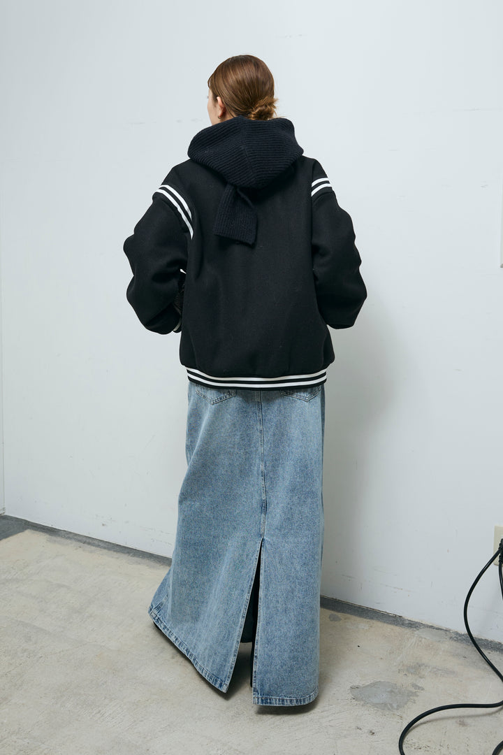 [予約/SET]ヴァーシティブルゾン+オーセンティックデニムSK(2set)