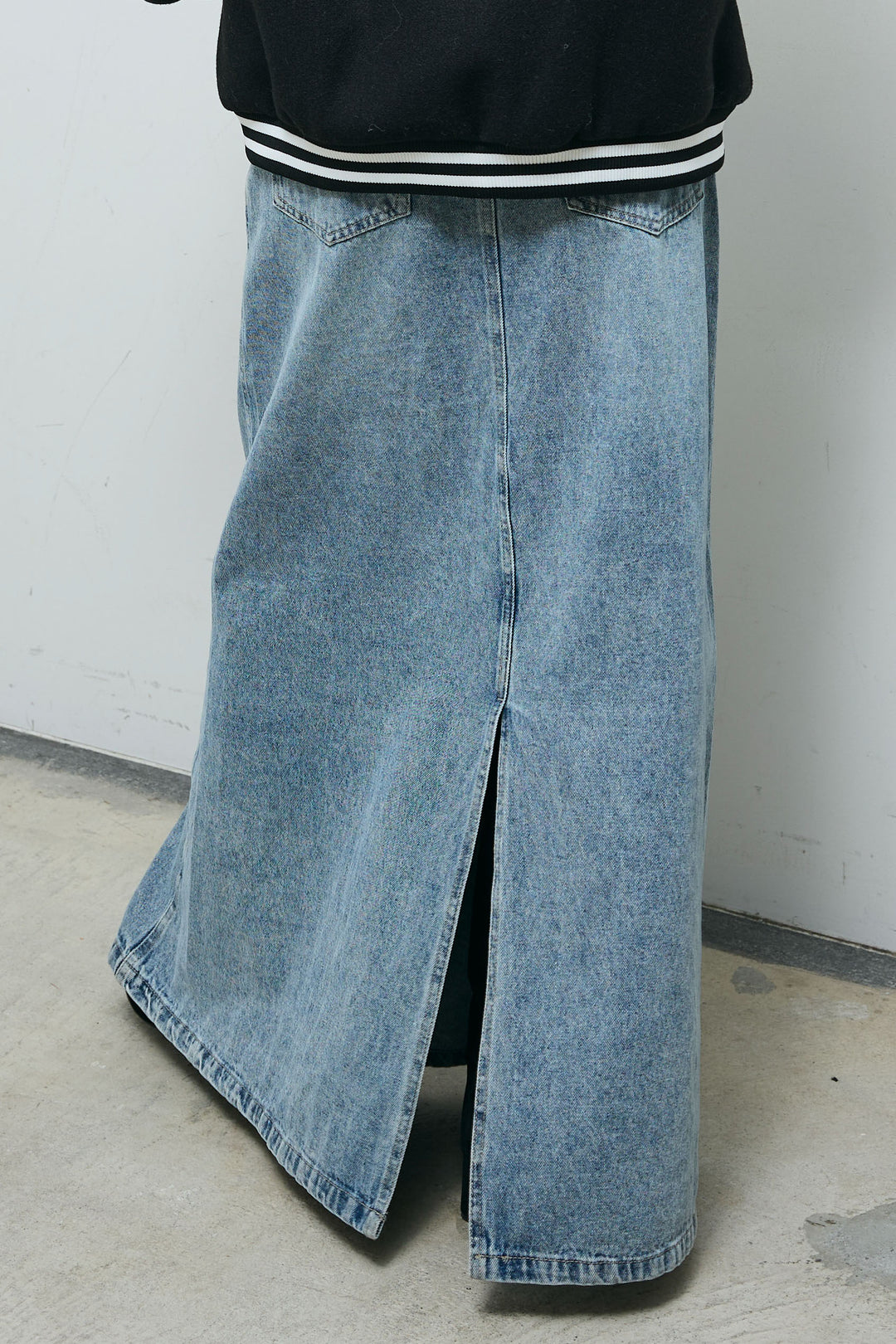 [予約/SET]ハーフジップフリースブルゾン+オーセンティックデニムSK(2set)