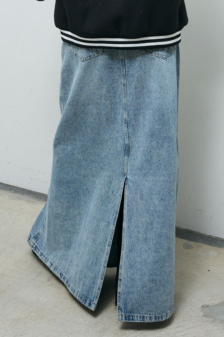 [予約/SET]ヴァーシティブルゾン+オーセンティックデニムSK(2set)