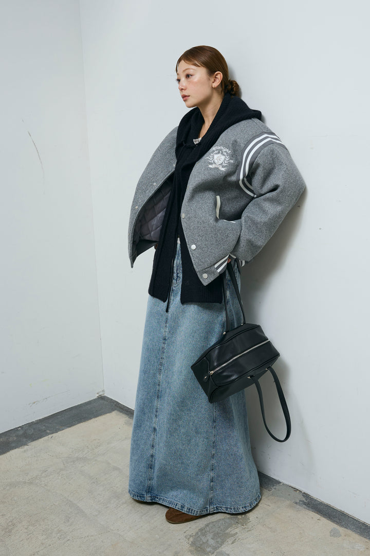 [予約/SET]ヴァーシティブルゾン+オーセンティックデニムSK(2set)