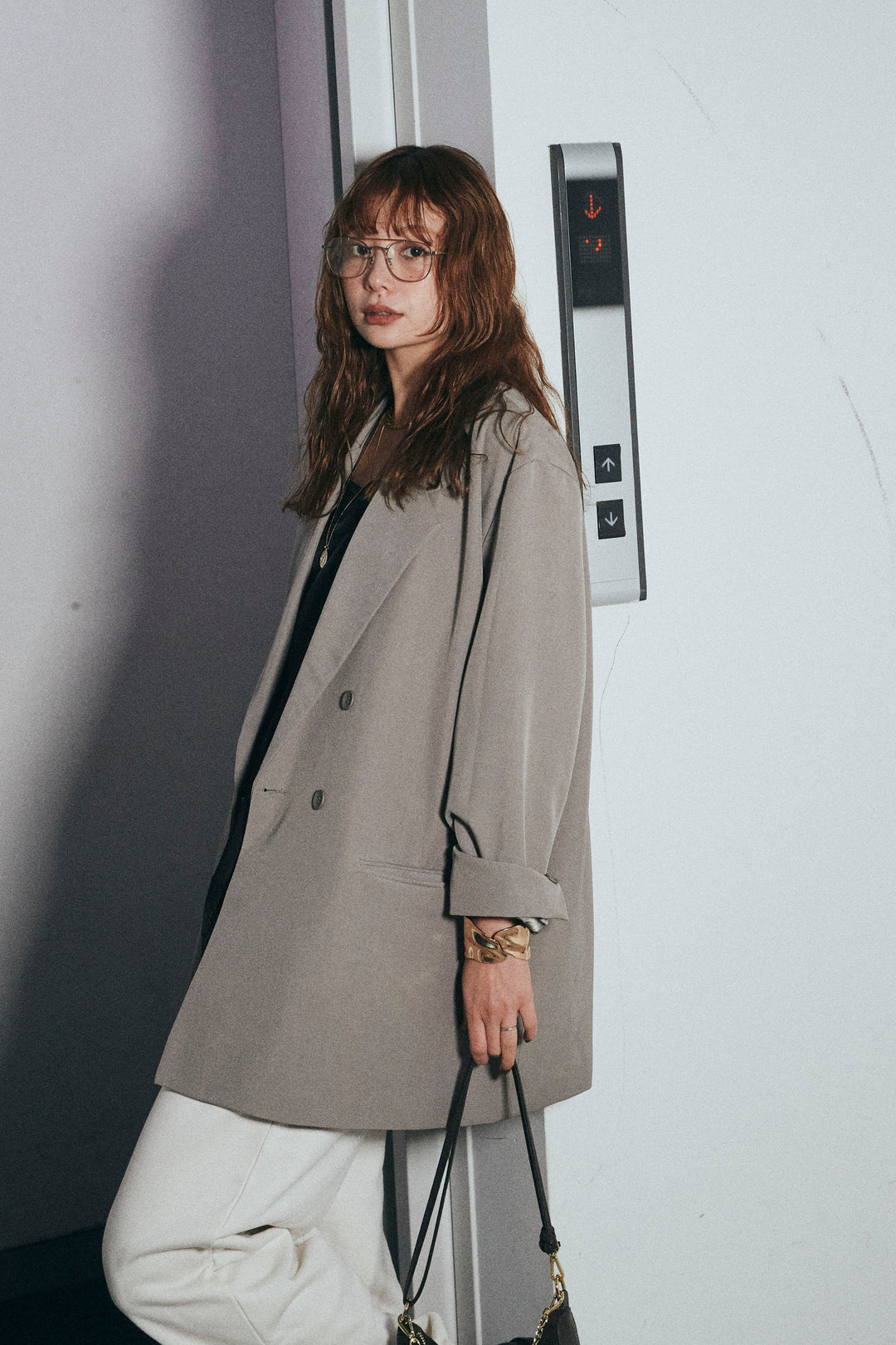 [予約/SET]ダブルプレーンジャケット+ロゴ刺繍ジョガー パンツ(2set)