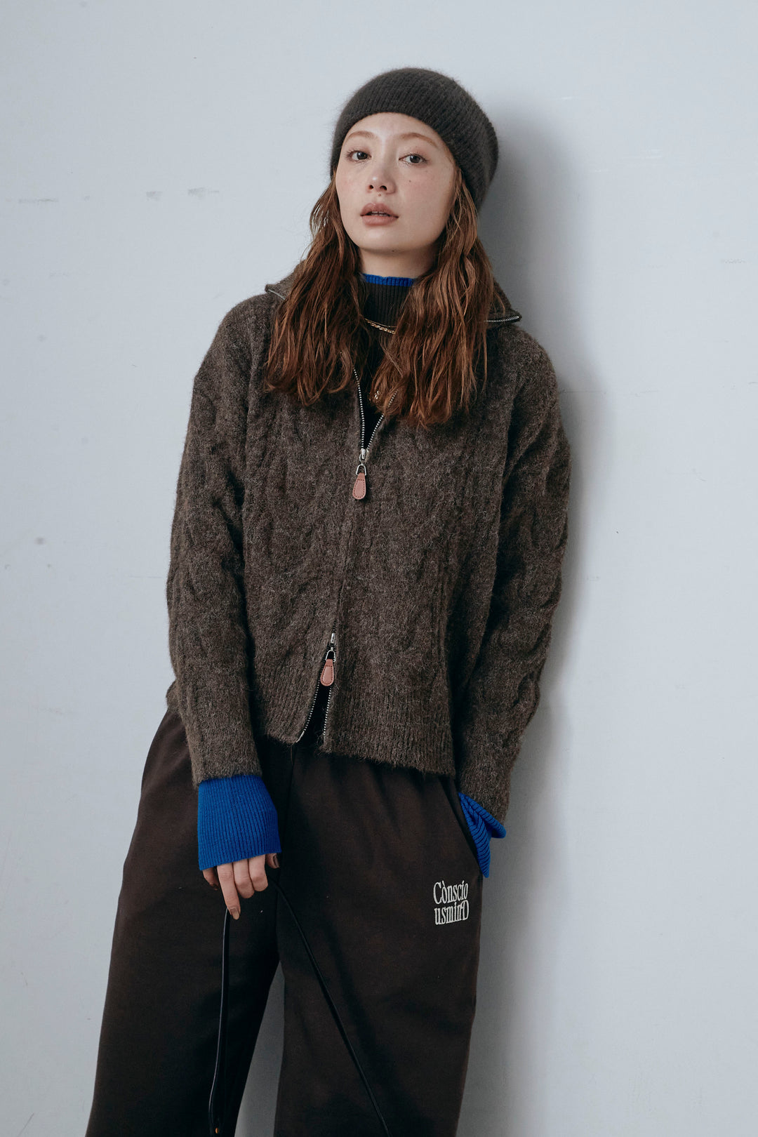 [予約]ダブルジップケーブルハイネックPO