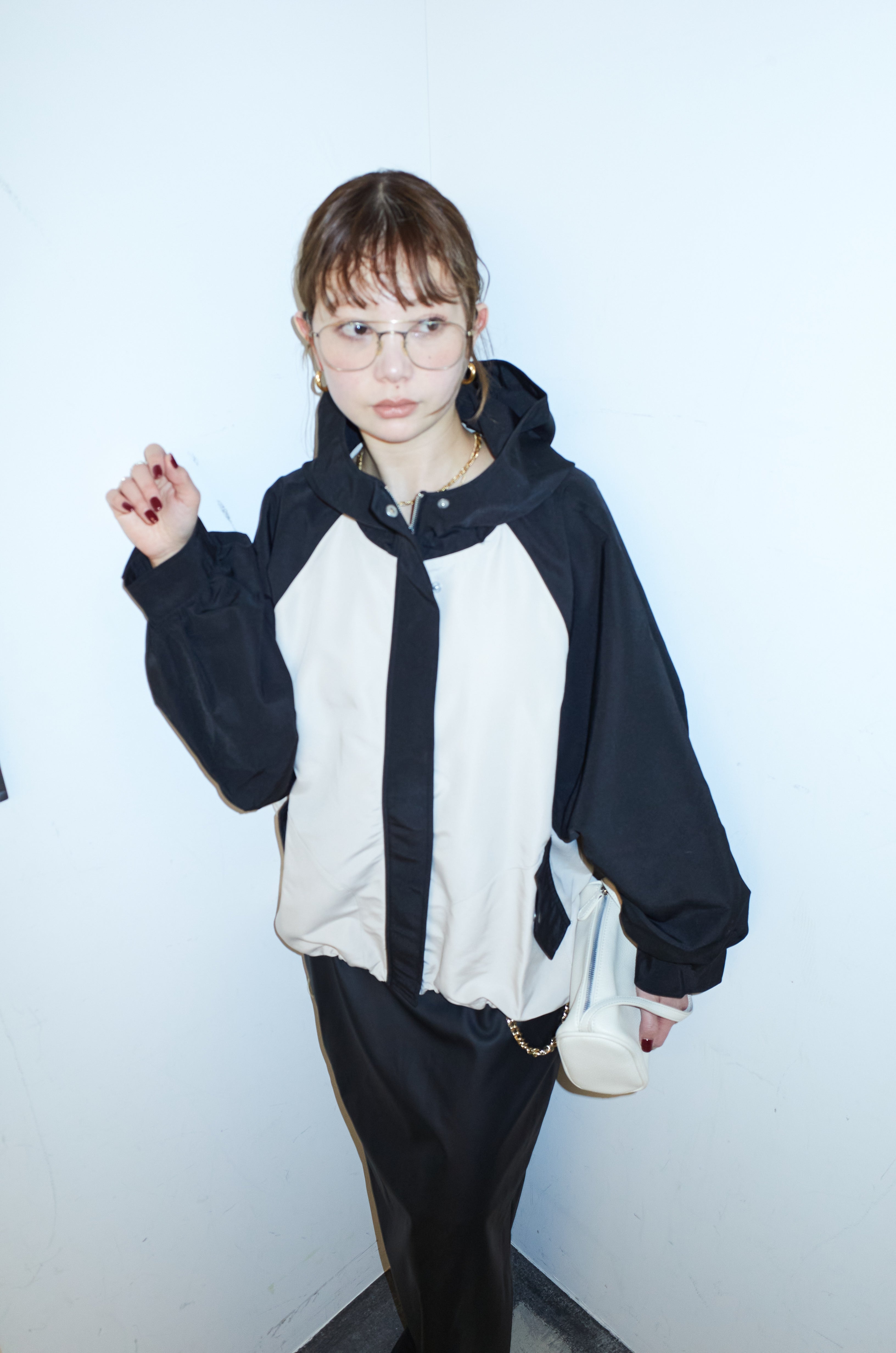 予約/SET]フードマウンテンパーカー+ウォッシャブルライトフェイク