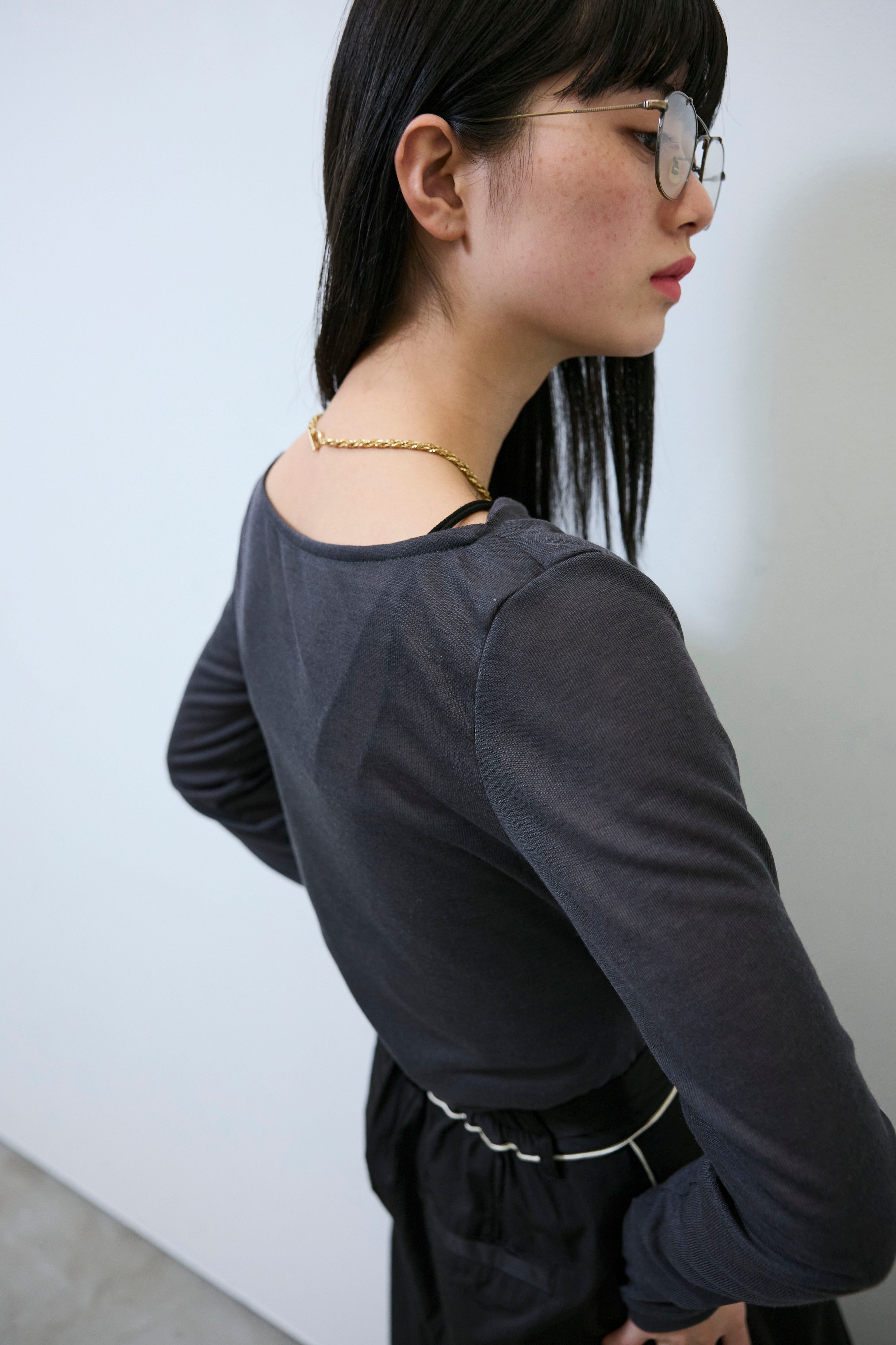 予約]シアードレープカットソー – IAMALPHA