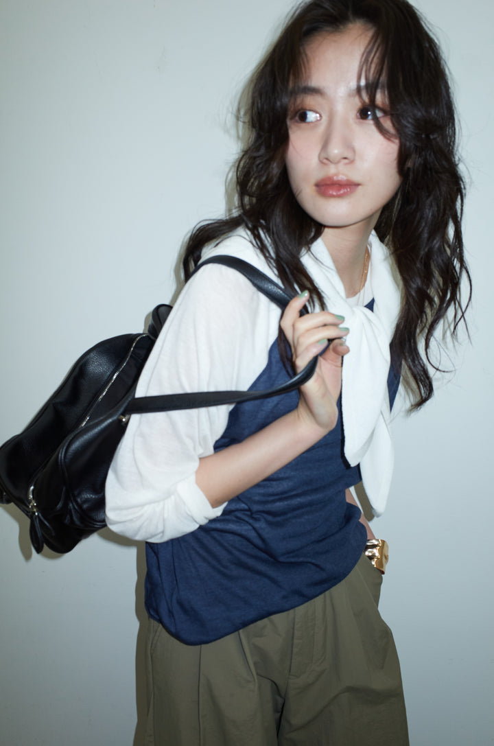 [予約/SET]シアーラグランPO+ドライタフタバレルレッグパンツ(2set)