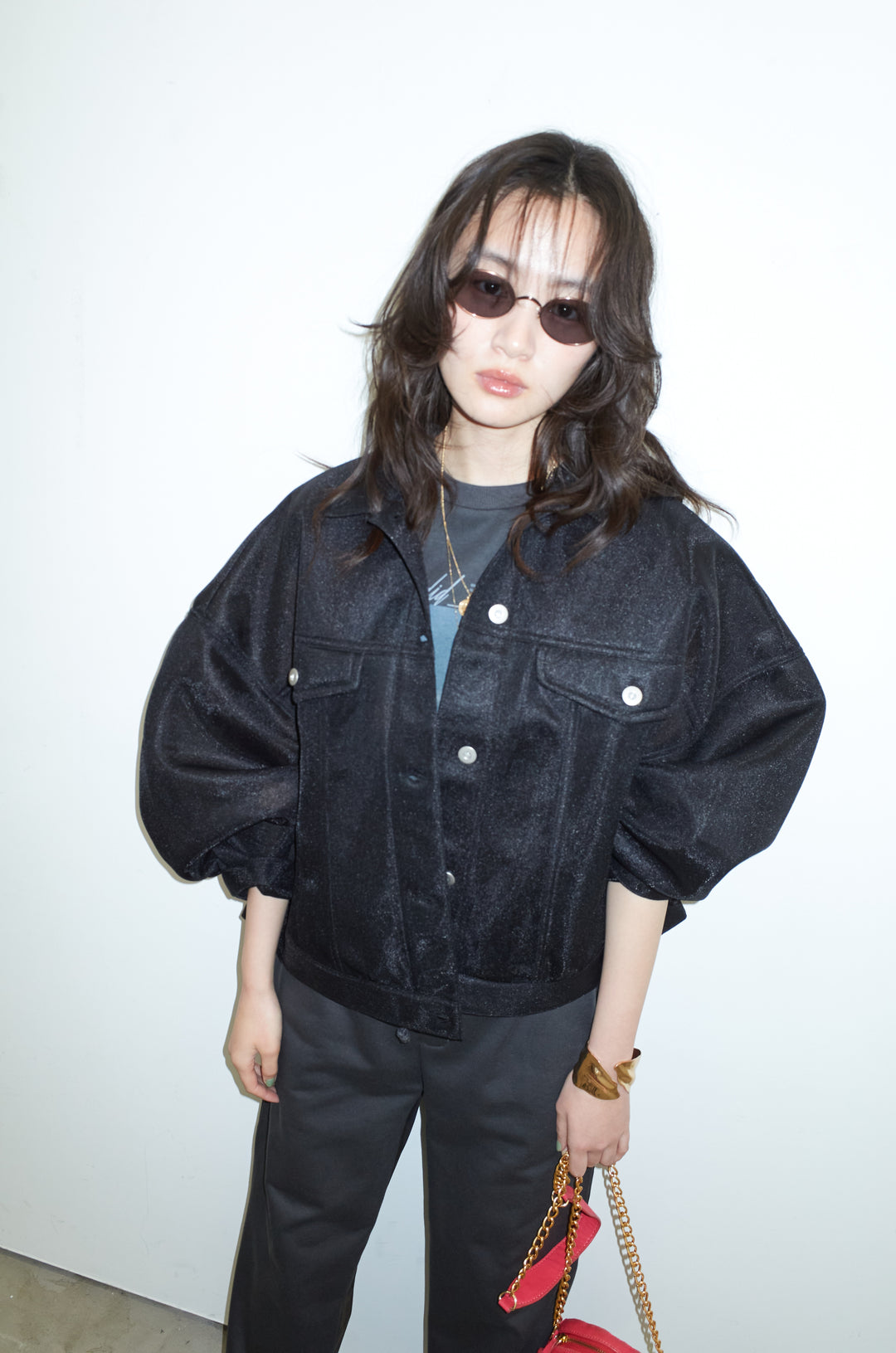 [予約/SET]シアーダンボールGジャン+異素材切り替え裏毛パンツ(2set)