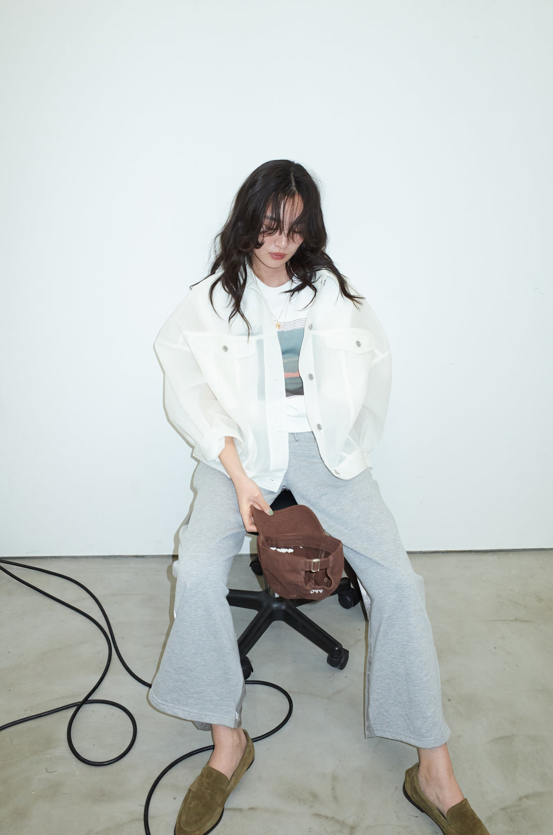 [予約/SET]シアーダンボールGジャン+異素材切り替え裏毛パンツ(2set)