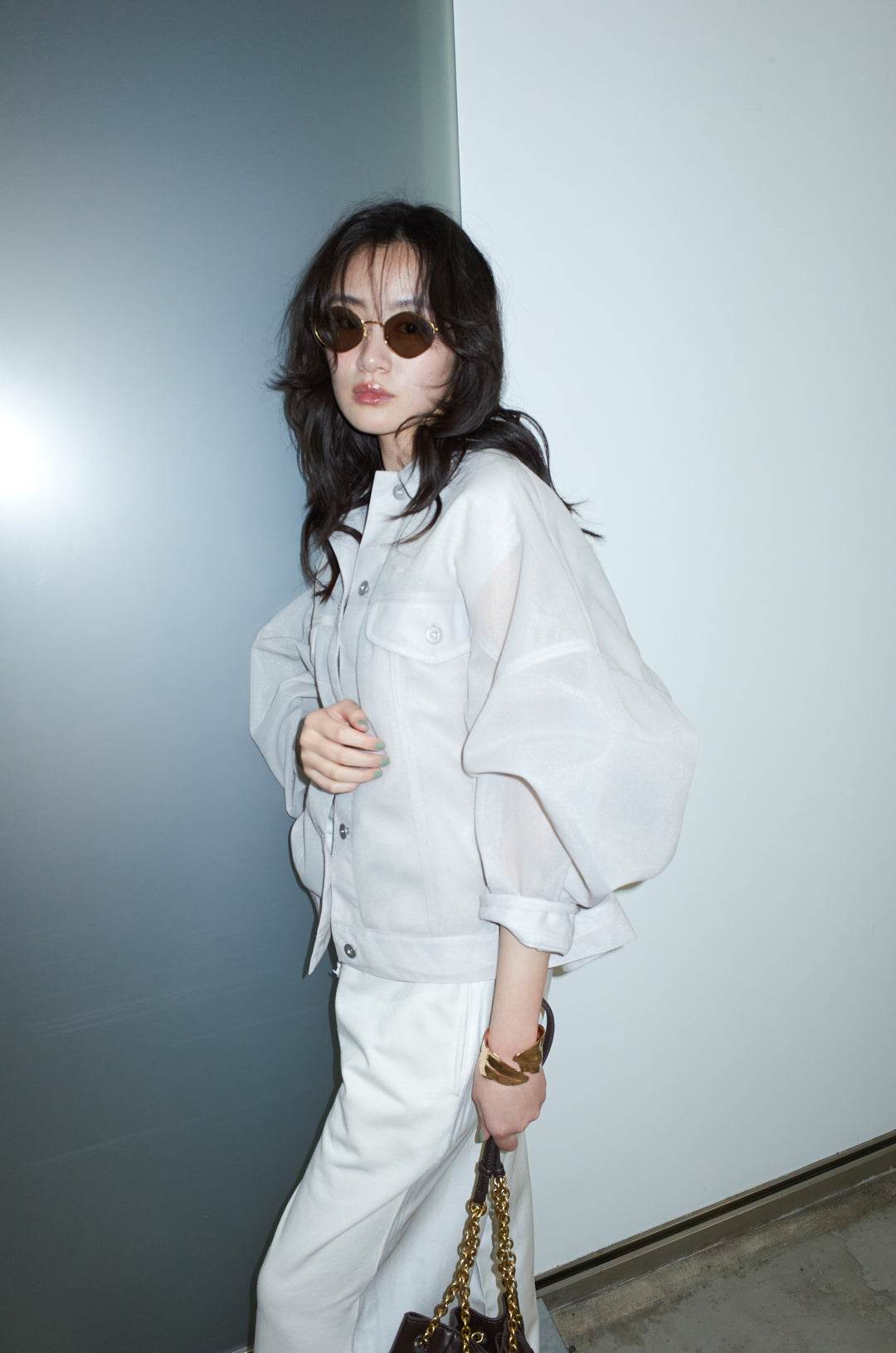 [予約/SET]シアーダンボールGジャン+異素材切り替え裏毛パンツ(2set)