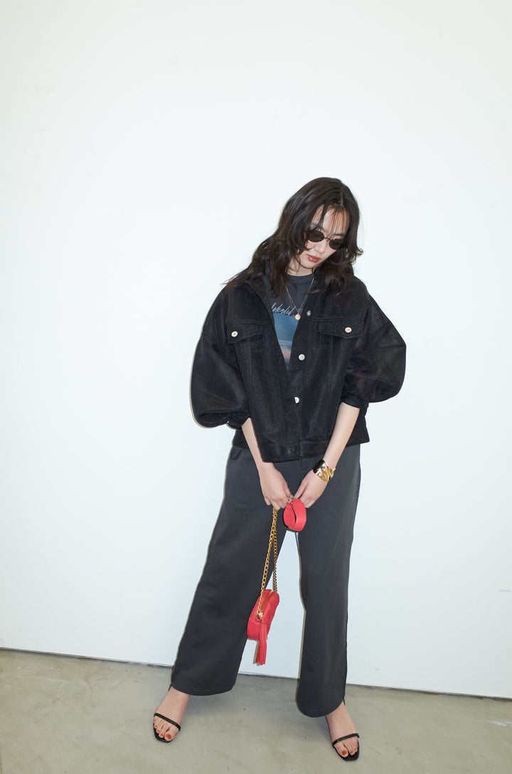 [予約/SET]シアーダンボールGジャン+異素材切り替え裏毛パンツ(2set)