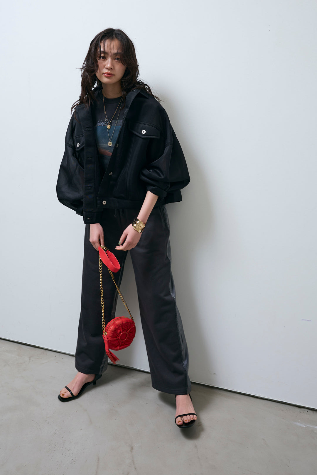 [予約/SET]シアーダンボールGジャン+異素材切り替え裏毛パンツ(2set)