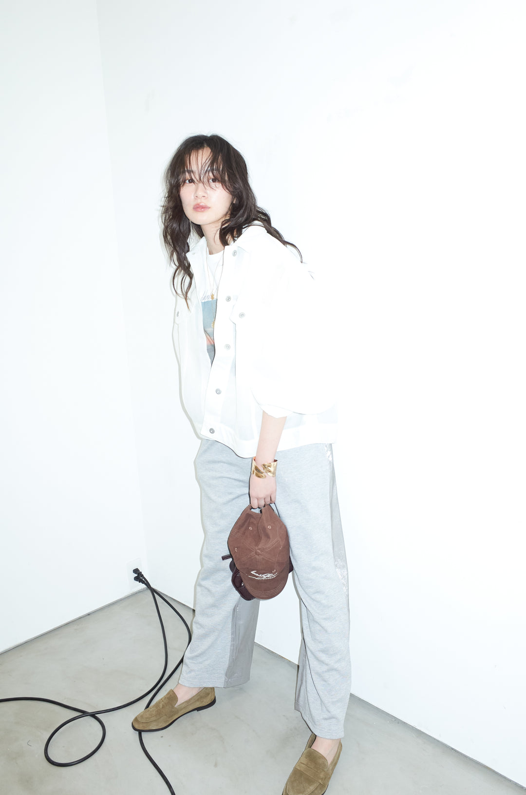 [予約/SET]シアーダンボールGジャン+異素材切り替え裏毛パンツ(2set)