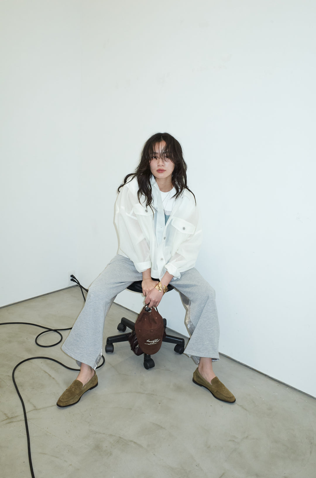 [予約/SET]シアーダンボールGジャン+異素材切り替え裏毛パンツ(2set)