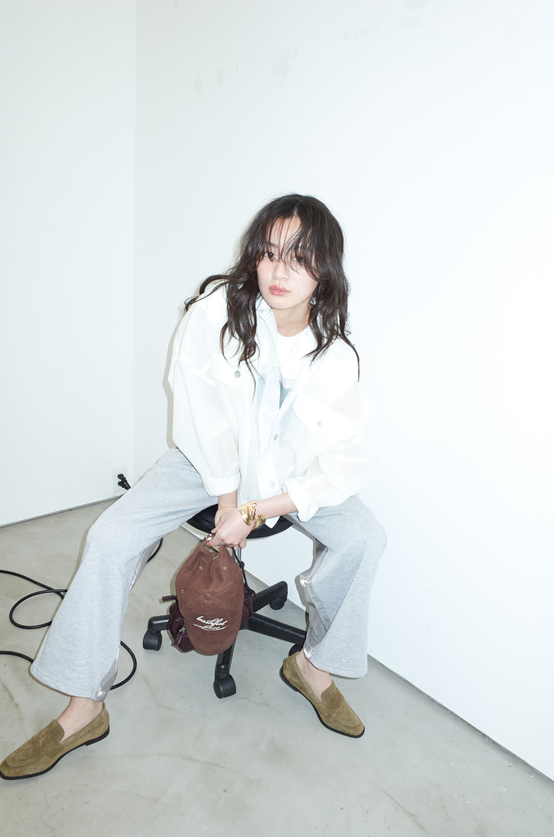 [予約/SET]シアーダンボールGジャン+異素材切り替え裏毛パンツ(2set)