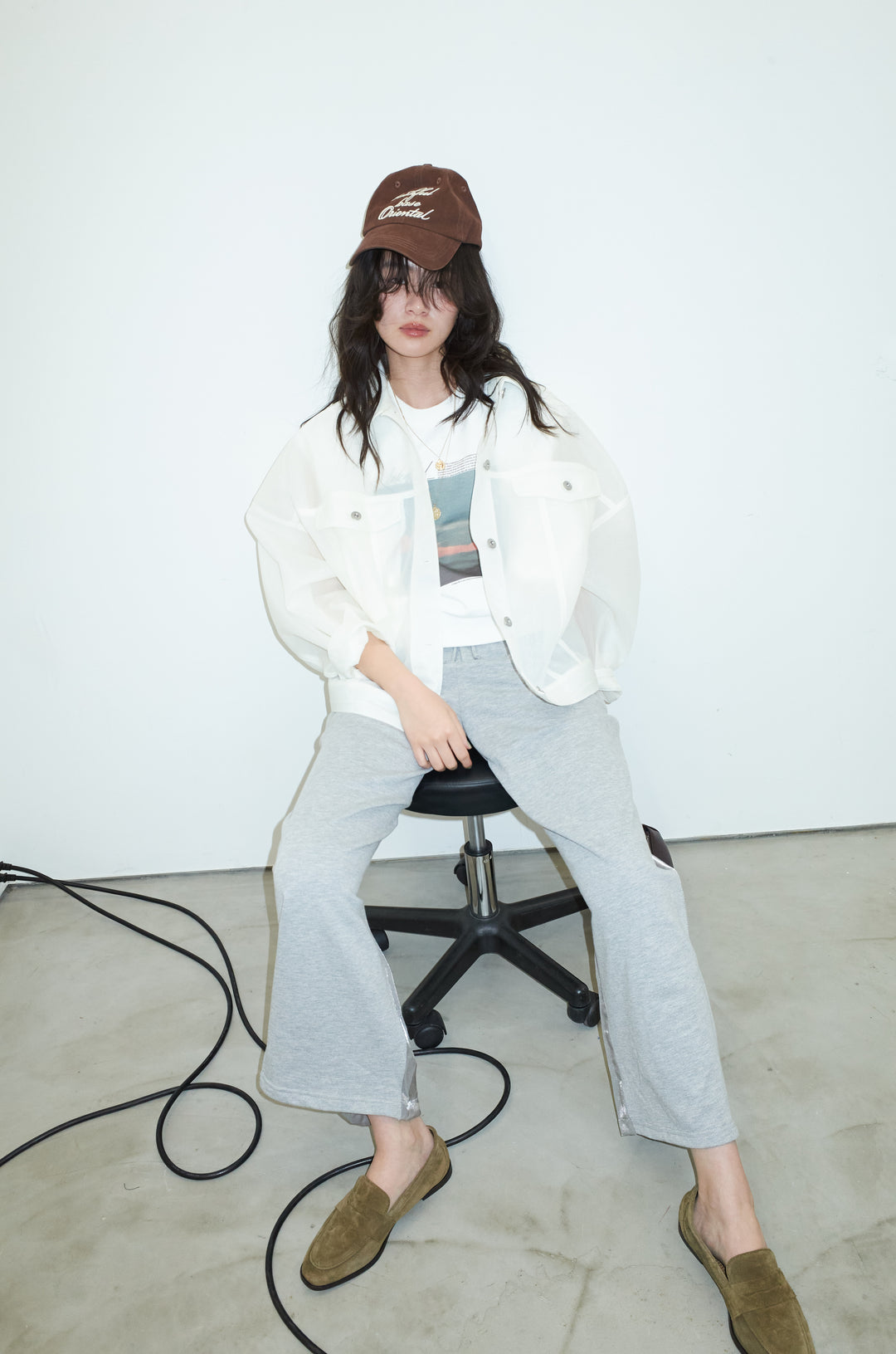 [予約/SET]シアーダンボールGジャン+異素材切り替え裏毛パンツ(2set)