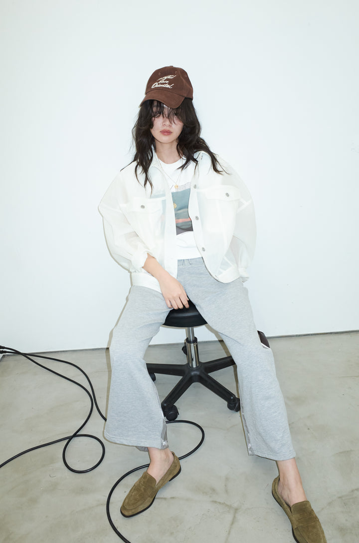 [予約/SET]シアーダンボールGジャン+フォトプリント裏毛ノースリPO(2set)