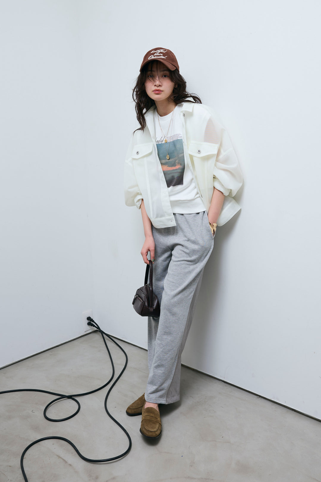 [予約/SET]シアーダンボールGジャン+異素材切り替え裏毛パンツ(2set)