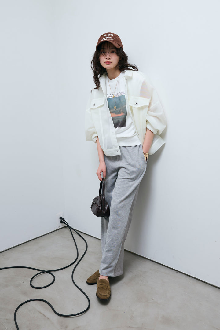 [予約/SET]シアーダンボールGジャン+異素材切り替え裏毛パンツ(2set)