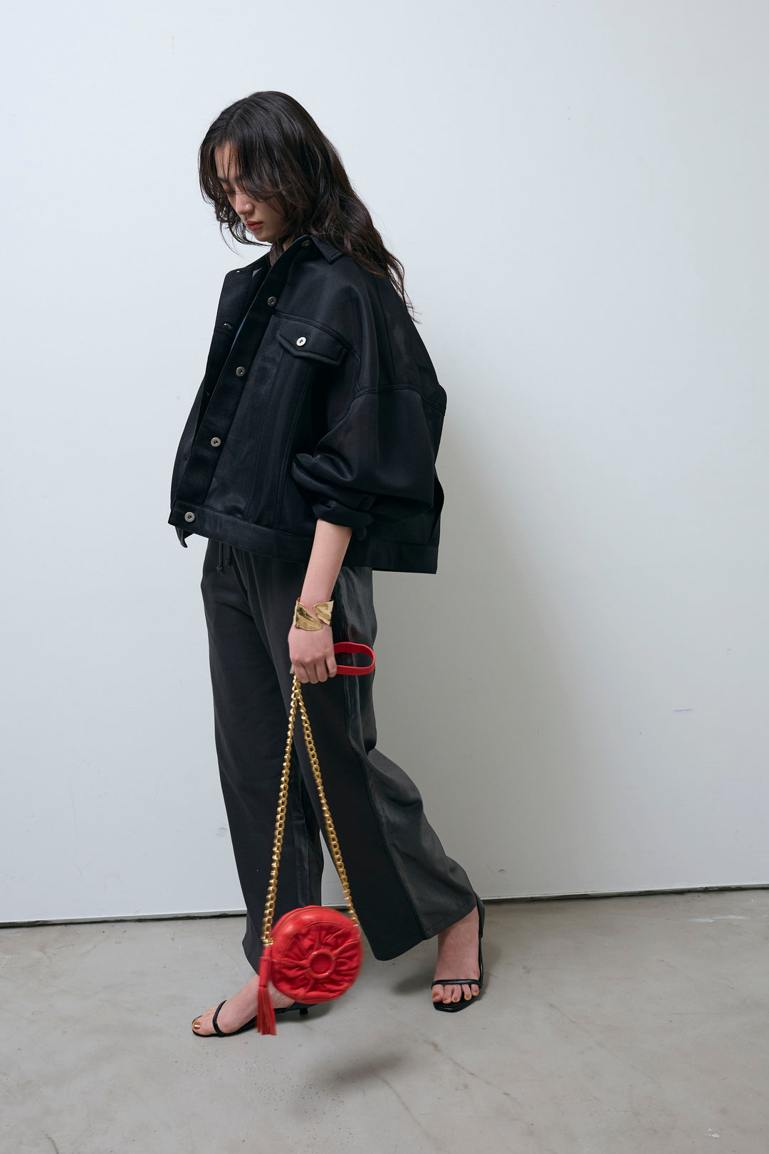 [予約/SET]シアーダンボールGジャン+異素材切り替え裏毛パンツ(2set)