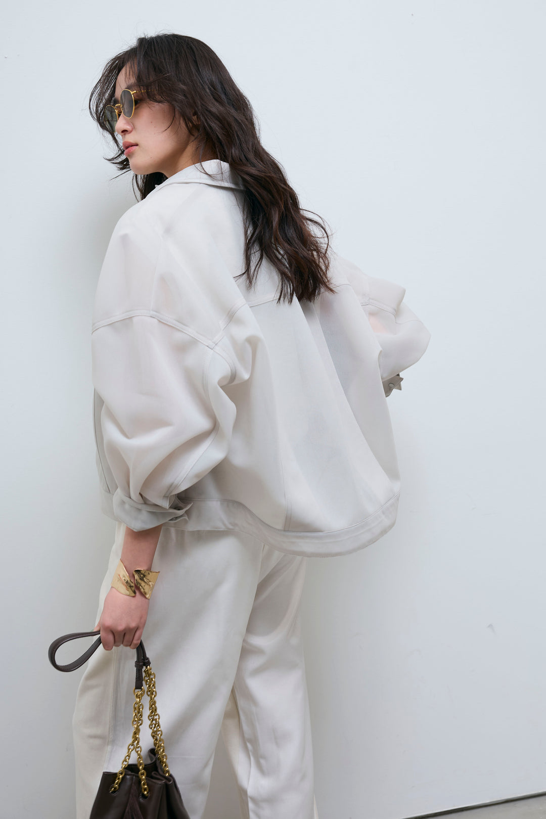 [予約/SET]シアーダンボールGジャン+異素材切り替え裏毛パンツ(2set)