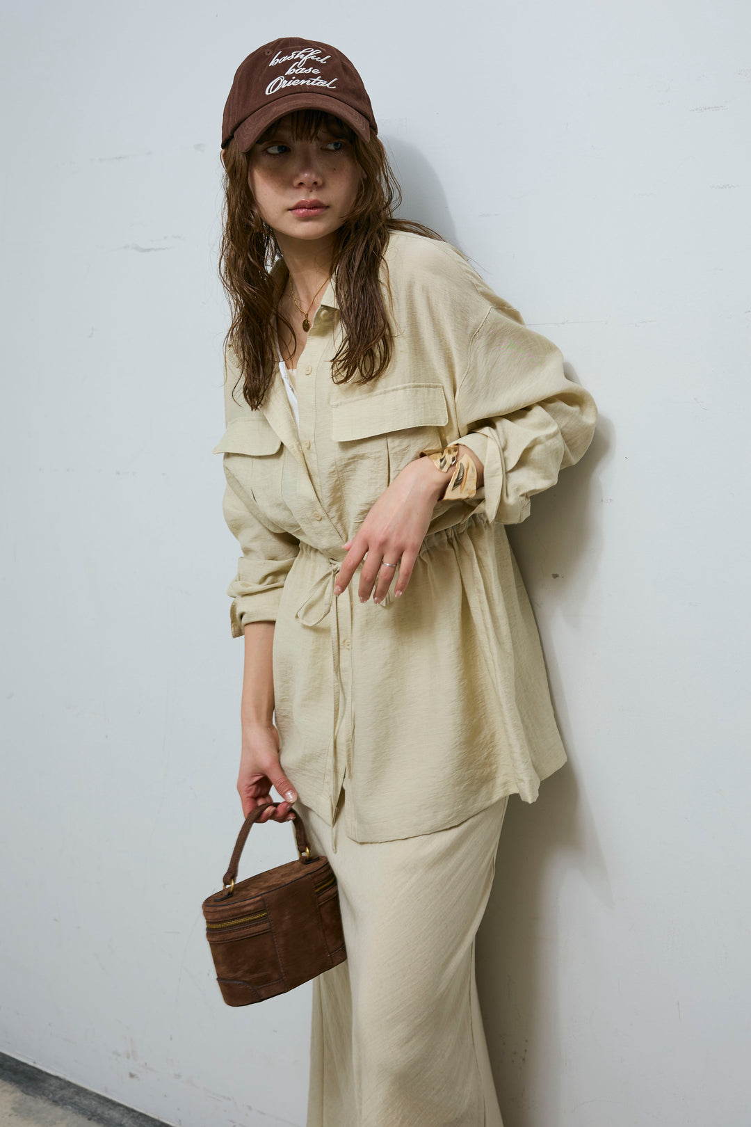 [予約]リネンブレンドライトシアードロストシャツ