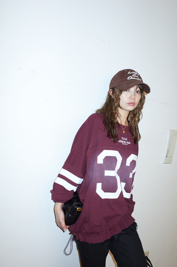 [予約/SET]ドロストロゴビッグラガーT+裾レースタンクトップ(2set)