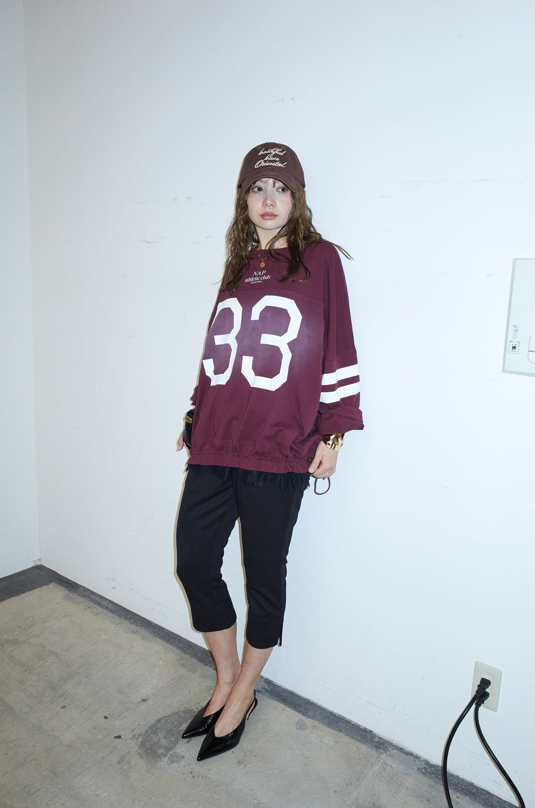 [予約/SET]ドロストロゴビッグラガーT+フライスカプリパンツ(2set)