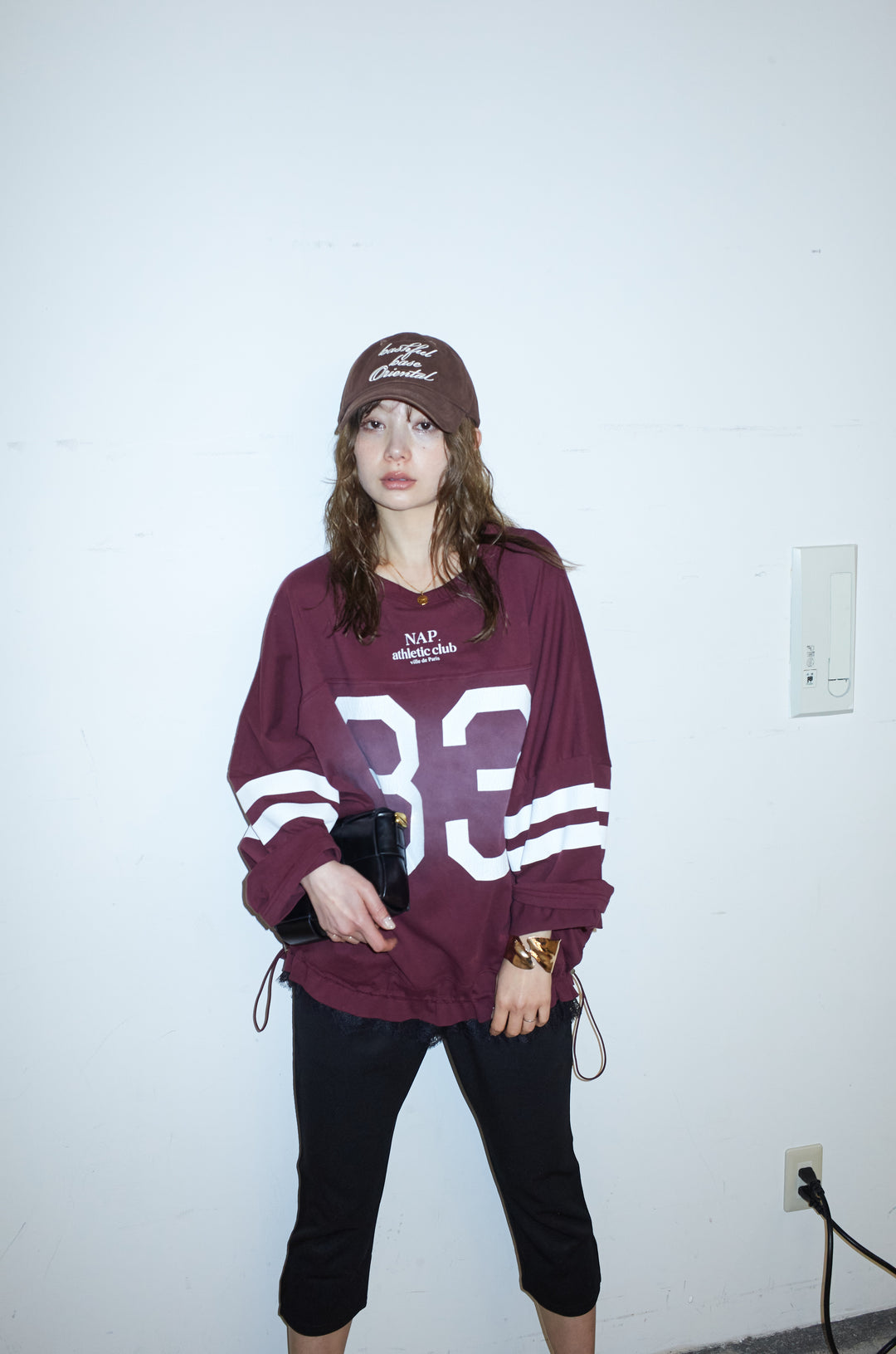 [予約/SET]ドロストロゴビッグラガーT+フライスカプリパンツ(2set)