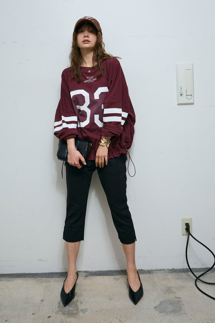 [予約/SET]ドロストロゴビッグラガーT+フライスカプリパンツ(2set)