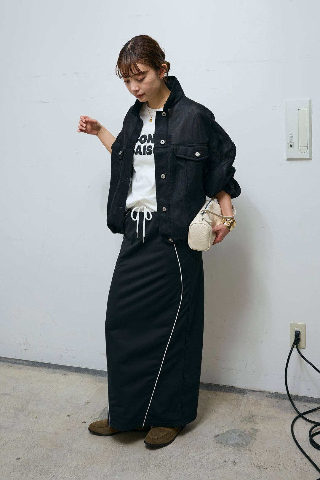 [予約/SET]シアーダンボールGジャン+ミニ裏毛ライン入りSK(2set)