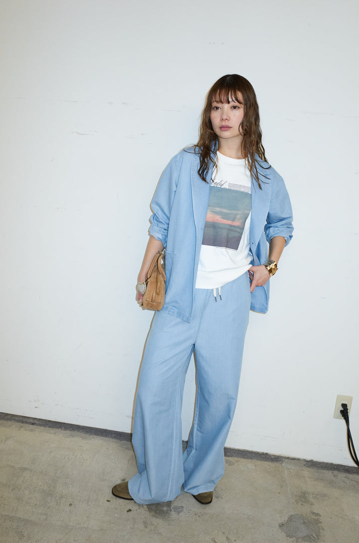 [予約/SET]ライトデニムジャケット+イージーデニムパンツ(2set)