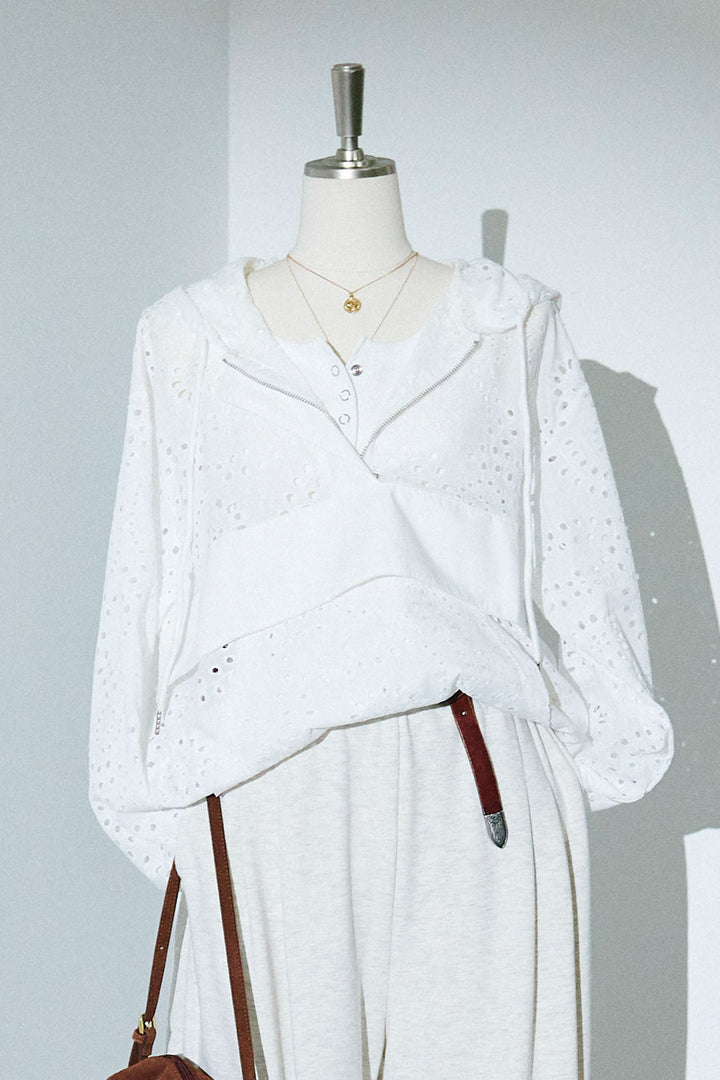 [予約]レースアノラックフーディ