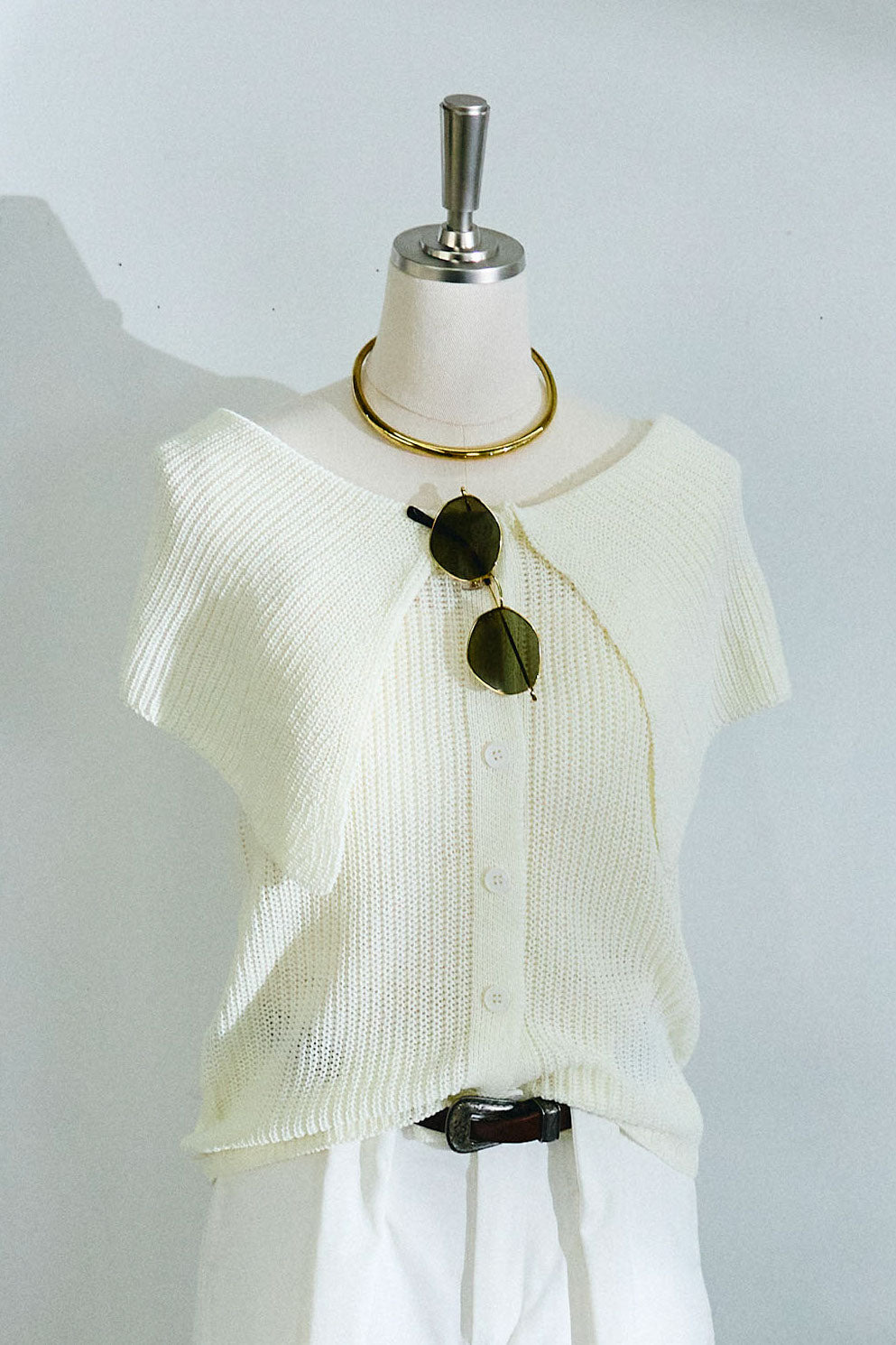 [予約]ビッグカラーニットトップス