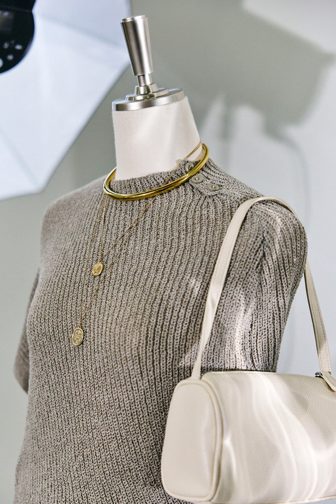 [予約/SET]アシメニットPO+ドットワイドパンツ(2set)