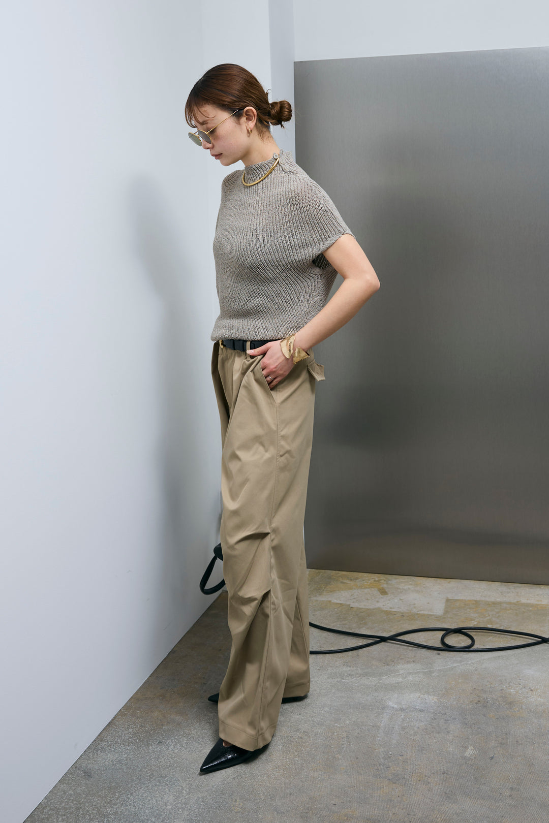 [SET]アシメニットPO+ニータックパンツ(2set)